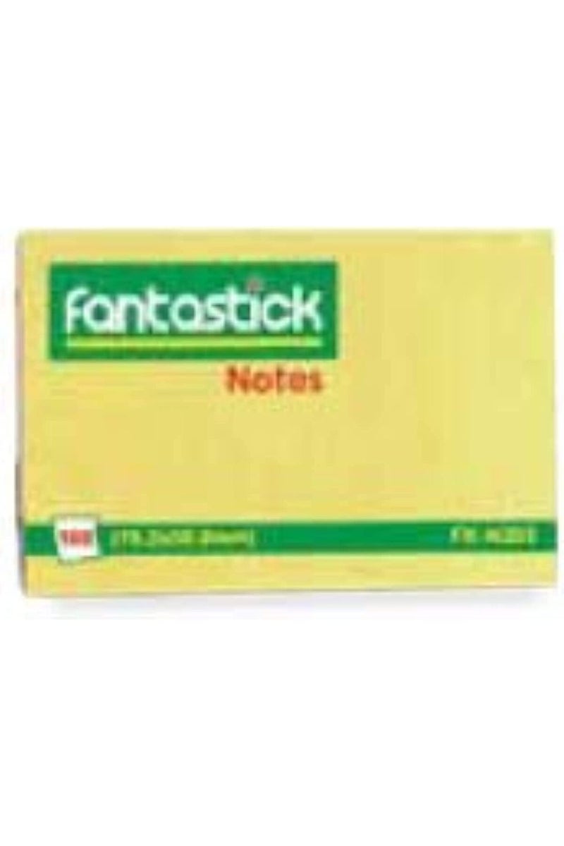 Fantastick Stick Notes 2x3" Yellow FK-N203 - 12 Pieces