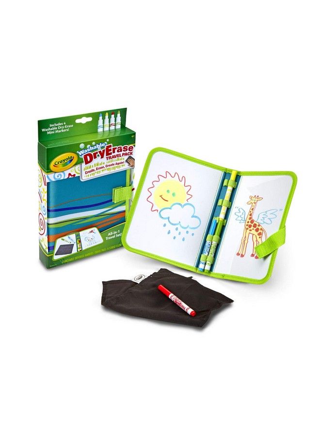 Crayola Washable Dry Erase Travel Pack Whiteboard For Kids Ages 4 5 6 7 - Image 3