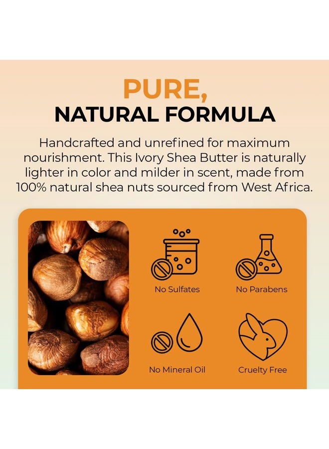 RA COSMETICS African Shea Butter 100% Natural 8 oz - Image 3