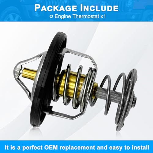 Hsbhlsnx 131-160 Engine Thermostat Compatible with Chevy Avalanche Camaro Caprice Colorado Corvette GMC Canyon Envoy Savana Cadillac Buick Hummer Pontiac Saab 131160 89018168 - Image 5