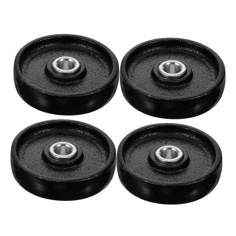 2 Ton Hydraulic Jack Wheel Replacement Set Of 4 For Utility And Boat Trailers - Image 2