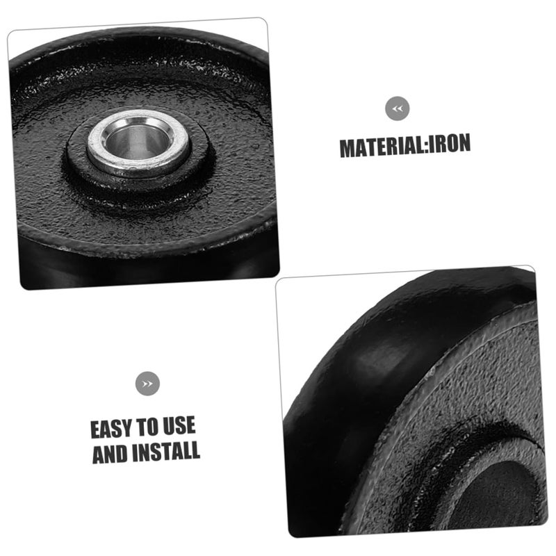 2 Ton Hydraulic Jack Wheel Replacement Set Of 4 For Utility And Boat Trailers - Image 4