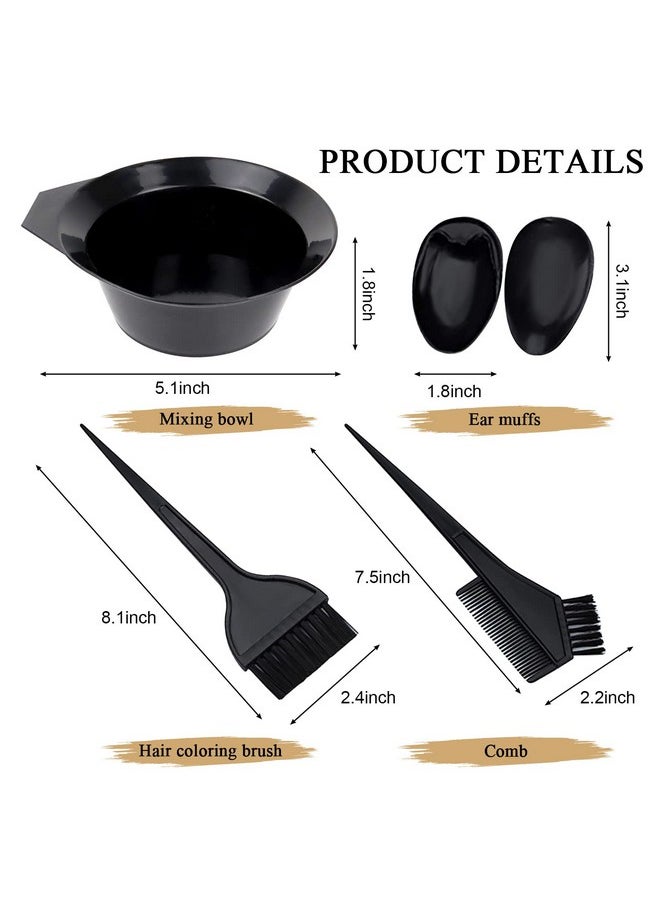 1st Choice 1st Choice Hair Dye Color Brush and Bowl Set, Tint Comb for Hair Tint Dying Coloring Applicator, (2 brushes+Mixing Bowl) …  - Image 2