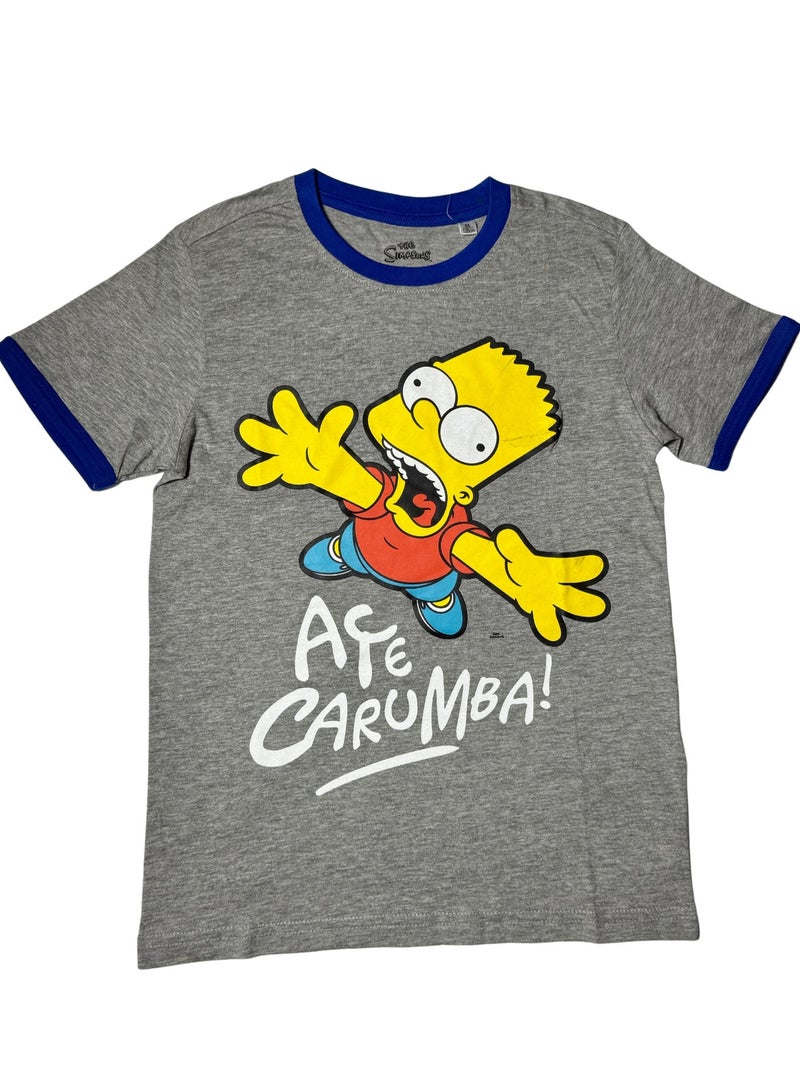 ذا سمبسونز تي شيرت ذا سمبسون بوي100%قطن - Image 2