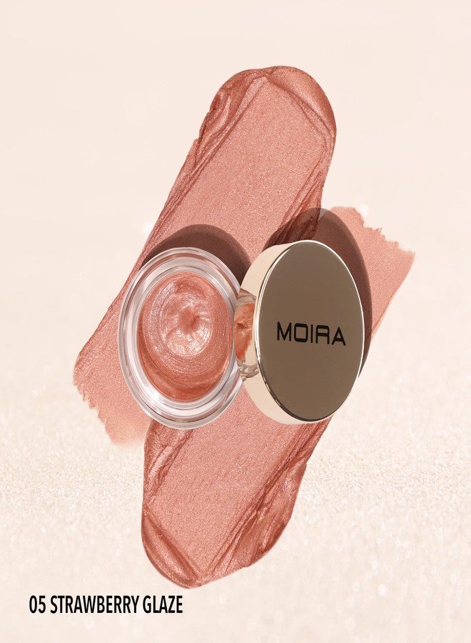 moira Everlust Shimmer Cream Shadow (005, Strawberry Glaze) - Image 1
