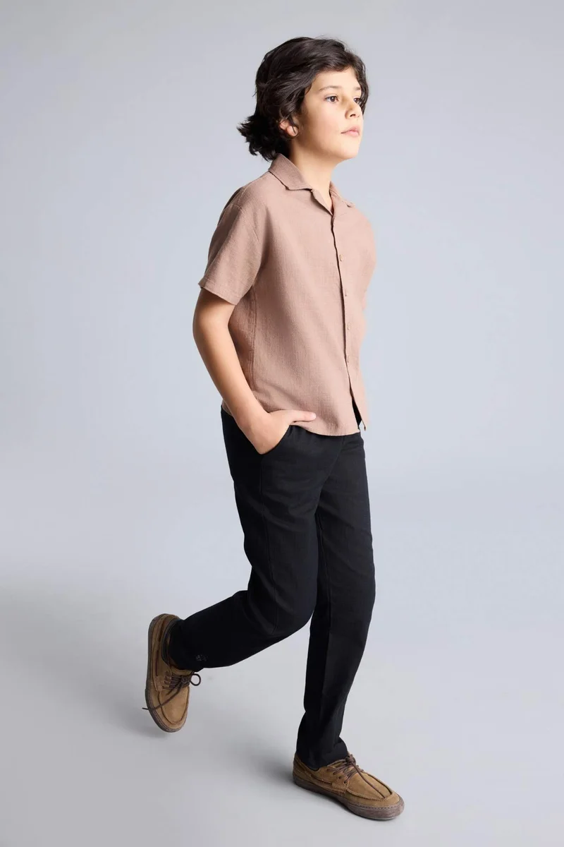 ديفاكتو Boy Regular Fit Cotton Trousers