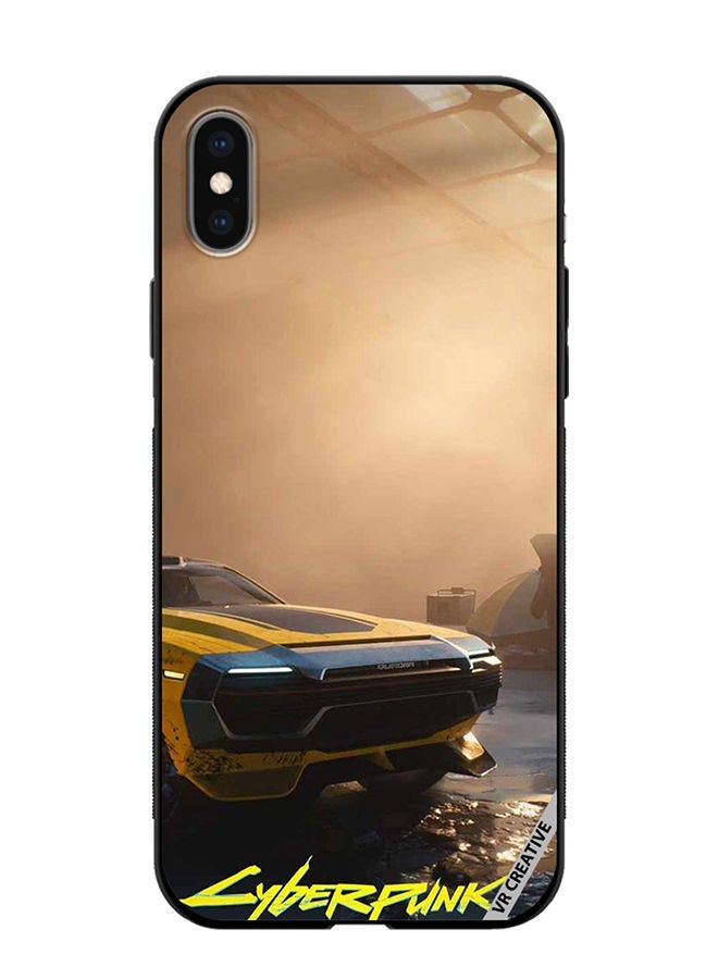 VR CREATIVE غطاء حماية لجهاز آبل آيفون XS ماكس بتصميم سايبربانك متعدد الألوان - Image 1