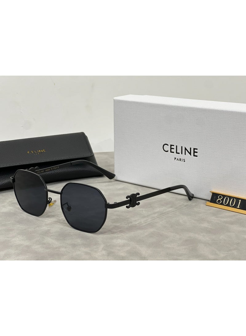 Celine 100% UVA / UVB Protection Unisex Metal Sunglasses Cycling Sunglasses - Image 1