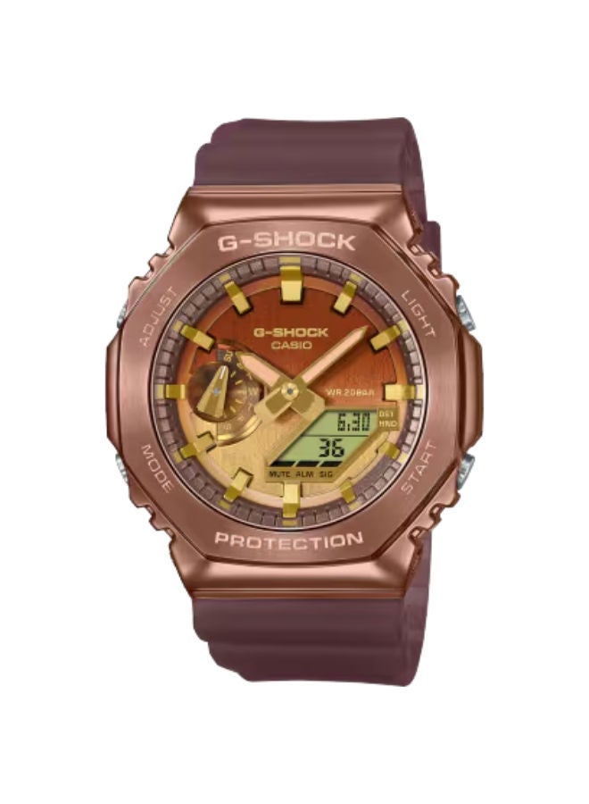 CASIO G_Shock Resin Analog+Digital Wrist Watch GM-2100CL-5ADR - Image 1
