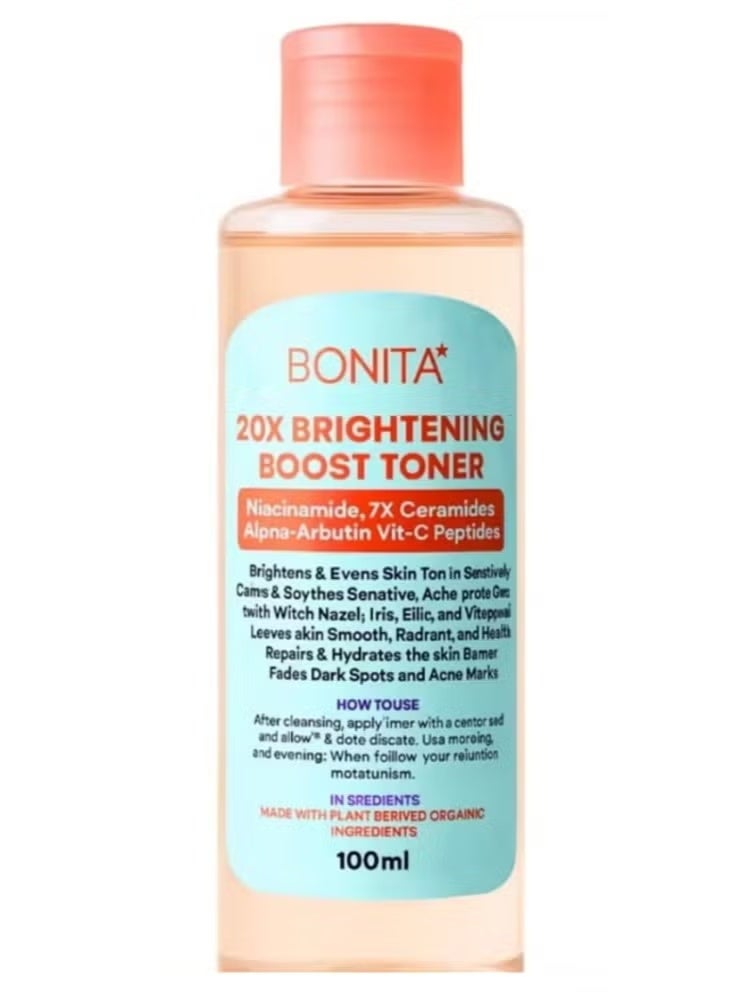 تونر بونيتا 20X لتفتيح البشرة 100 مل