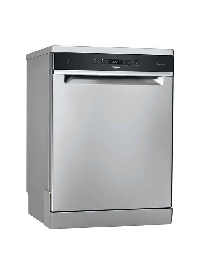 Whirlpool 14 Place Dishwasher 8 Programs Settings WFC3C33PFXUK Silver/Black - Image 1