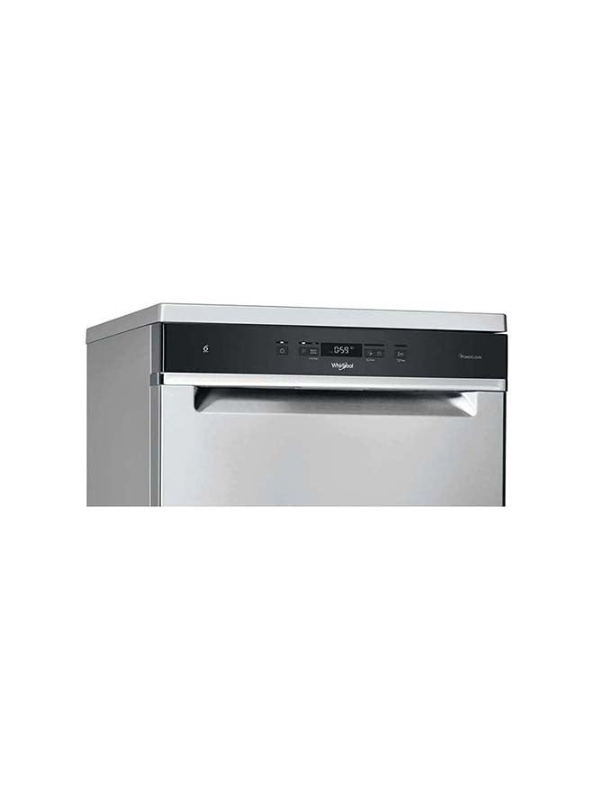 Whirlpool 14 Place Dishwasher 8 Programs Settings WFC3C33PFXUK Silver/Black - Image 3