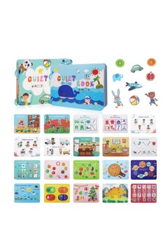 KASTWAVE Quiet Book for Toddlers Activity Toys Early Learning Toy for Kids Sensory Education Preschool Learning Book - Best Gifts for Boys and Girls Aged 2 3 4 5 6 (2 Pack)  - Image 1