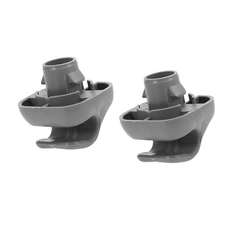 A ABSOPRO Sun Visor Clip 88217S04003ZA for Honda Civic 19962008 2pcs Plastic Gray