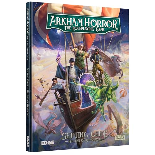 Edge Asmodee Arkham Horror The Roleplaying Game Dreams of Kingsport Setting Guide Immersive RPG for Kids Adults Ages 14 26 Players 1 Hour Playtime - Image 1