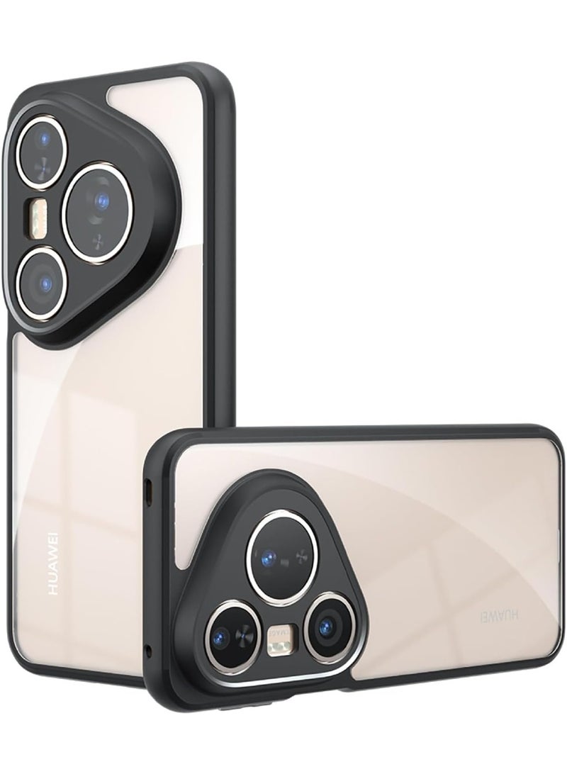 جراب لهاتف Huawei Pura 80 Ultra، جراب خلفي صلب شفاف مقاوم للصدمات ومضاد للاصفرار، حماية 360 درجة، جراب خلفي شفاف من مادة TPU لهاتف Pura 80 Ultra - Image 1