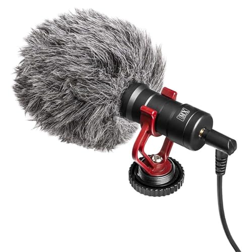MX Super‑Cardioid Shotgun Video Microphone for DSLR & Vlogging – Compact Directional Condenser Mini On‑Camera Audio Mic, Universal Compatible - Image 1