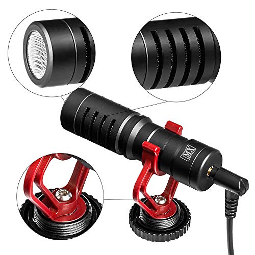 MX Super‑Cardioid Shotgun Video Microphone for DSLR & Vlogging – Compact Directional Condenser Mini On‑Camera Audio Mic, Universal Compatible - Image 2