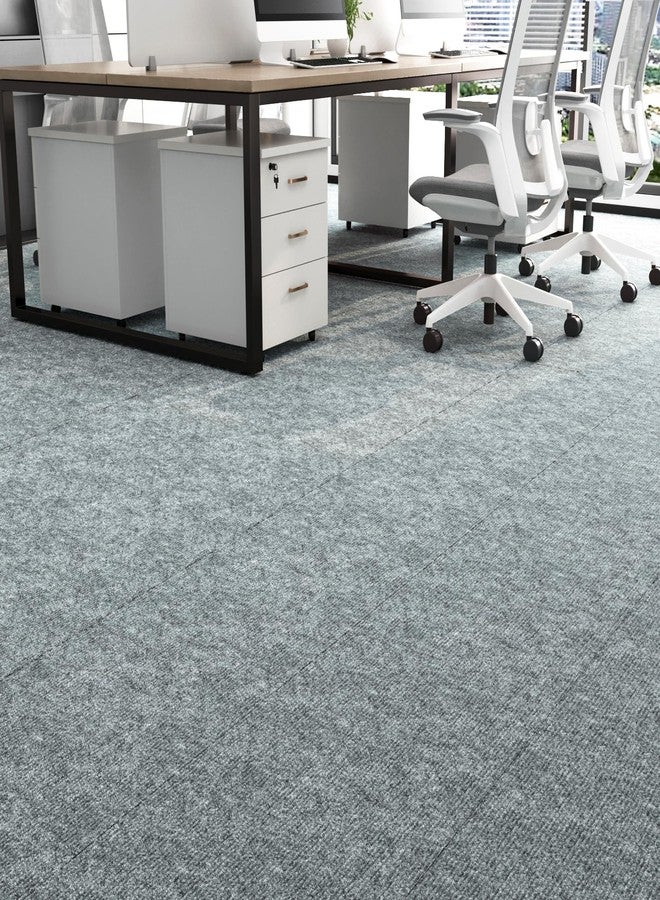 FunStick 24"x160" Large Carpet Squares Carpet Tiles with Padding Attached for Bedroom Living Room Dark Grey Non Slip Indoor Outdoor Carpet Tiles Roll Peel and Stick Floor Tile for Kitchen Rugs Stairs - Image 3