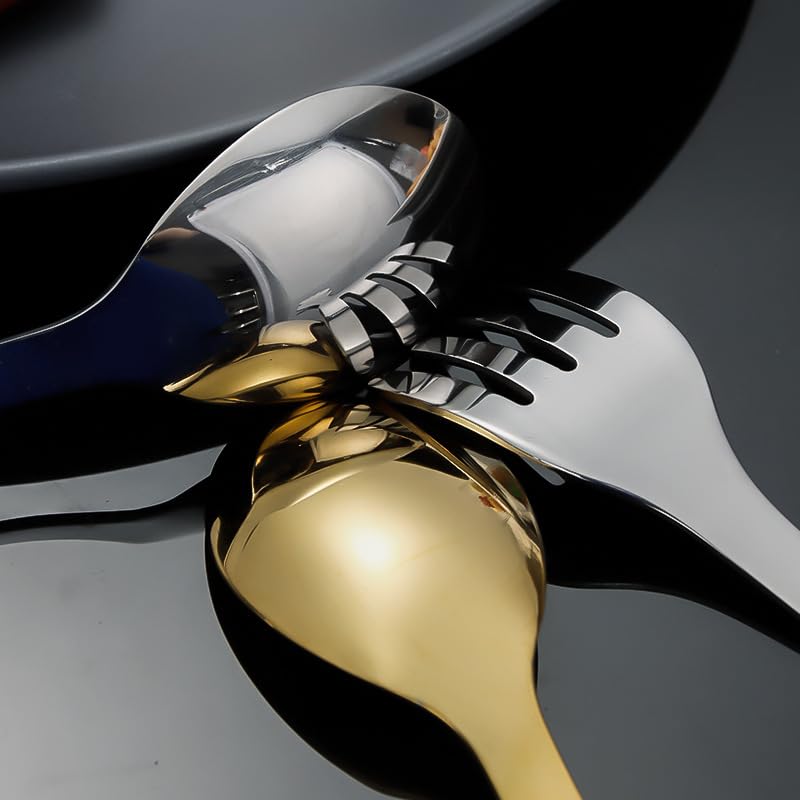 Gold Cartoon Deer Stainless Steel Spoon 304 Flatware Silverware Set 1 Piece - Image 5