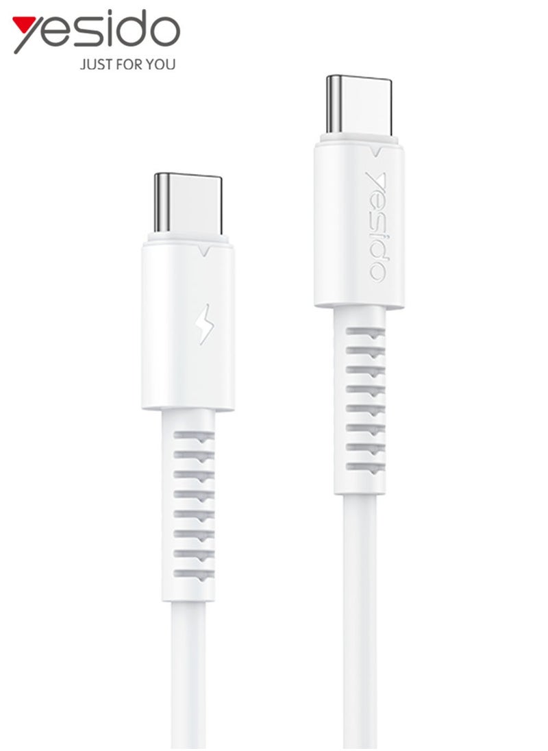 Yesido - Anker Usb C To Usb C Cable (240W 3Ft), Usb 2.0 Bio-based Charging Cable For Iphone 15/15Pro/15Plus/15Promax, Macbook Pro 2020, Ipad Pro 2020, Ipad Air 4, Samsung Galaxy S23 Phantom Black Phantom -Anker Usb C To Usb C Cable (240W 3Ft), Usb 2.0 Bio-based Charging Cable For Iphone 15/15Pro/15Plus/15Promax, Macbook Pro 2020, Ipad Pro 2020, Ipad Air 4, Samsung Galaxy S23 Phantom CA154 - Image 1