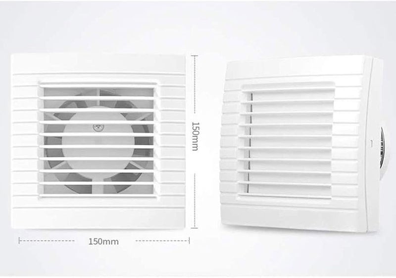 White Bathroom Extractor Exhaust Fan Strong Ventilation For Kitchen Toilet Window Duct Wall - Image 3
