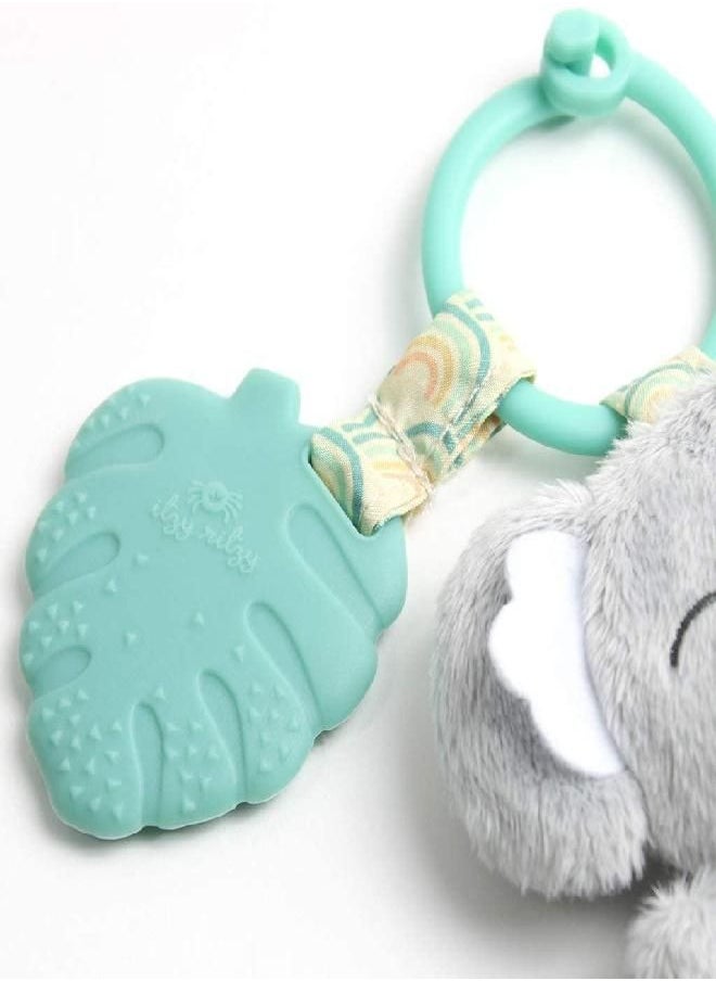 Itzy Ritzy - Itzy Ritzy Itzy Pal Infant Toy & Teether; Includes Lovey, Crinkle Sound, Textured Ribbons & Silicone Teether, Koala - Image 1