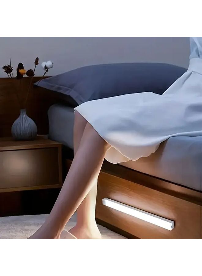 Portable LED Motion Sensor Strip Light 30cm Brilliant White USB Magnetic Rechargeable - Image 5