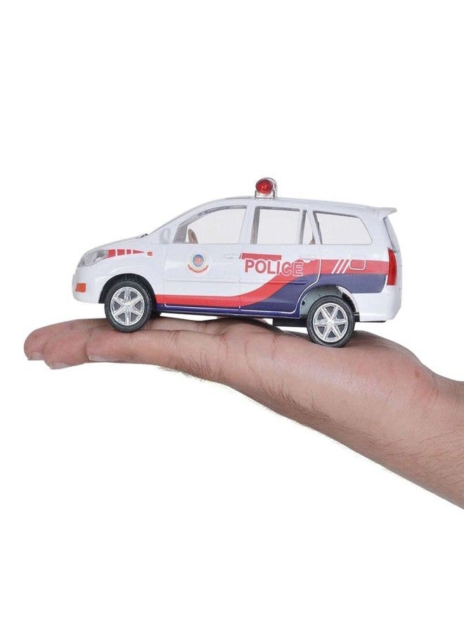 Sheel Black Police Car and Toyota Innova Police Chase White Car 2 Cool Police Cars for Kids - Image 3