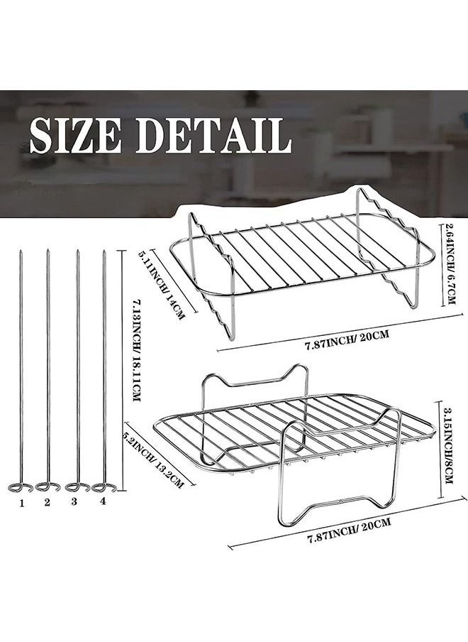 2 حزمة المقلاة الهوائية الرف ملحقات المقلاة الهوائية متوافقة مع النينجا الغذاء المقلاة الهوائية ثنائية المنطقة [af300uk] [af400uk] 304 الفولاذ المقاوم للصدأ - pzsku/Z5EFF54448A7913C3BDCBZ/45/_/1688976183/4ba97dec-b89c-4cc1-970b-4432334d2038