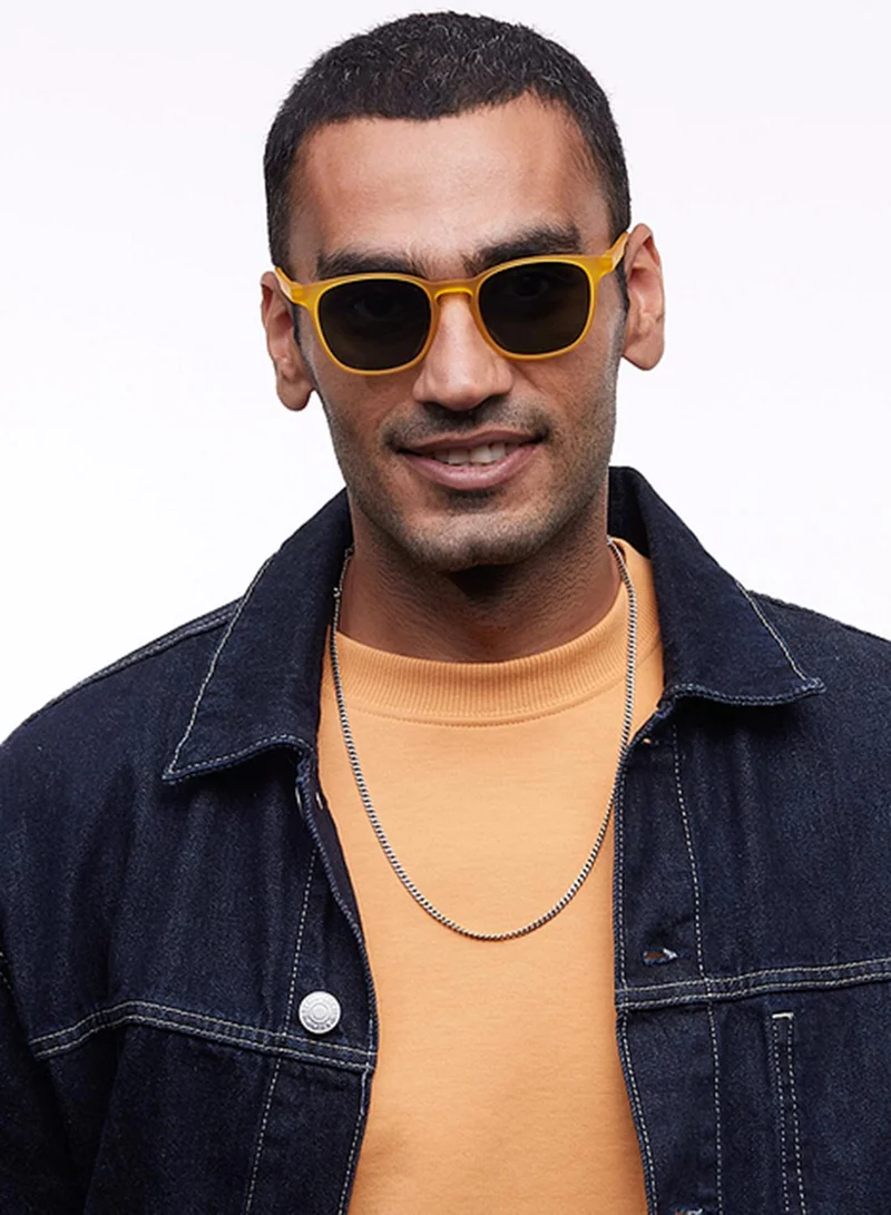 Lenskart Blu Hustlr Polarized Wayfarer Sunglasses - LA E15417-M - Lens Size: 49 Mm