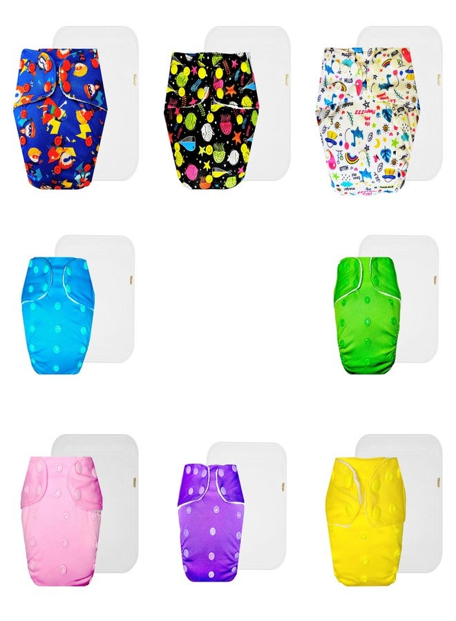 حفاضات دمبلدو القماشية الممتازة مع حشوة قطنية (عبوة من 8 قطع) | ملائمة ومريحة | تسمح بمرور الهواء | مناسبة للسفر | مصممة من قبل الأمهات | من 3 أشهر إلى 3 سنوات | للجنسين - Image 1