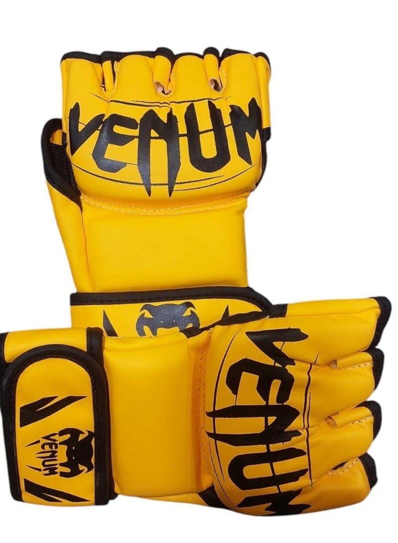 فينوم جونتي بوكس – قفازات ملاكمة قوية ومتينة للتدريب والمباريات (أصفر) - Image 3