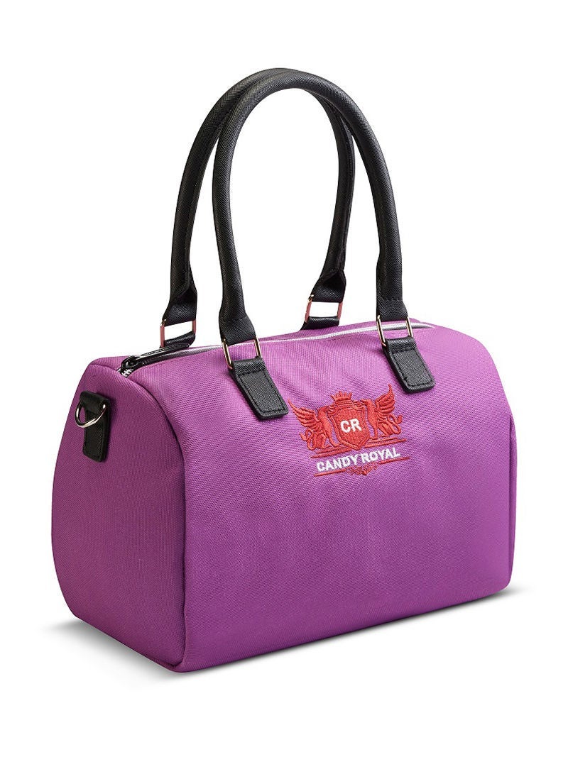 CANDY ROYAL Unisex Travel Duffel Bag Large Capacity Lightweight Wear-resistant Multipurpose Luggage Handbag for Fitness Sports Training Trip Purple - Image 1