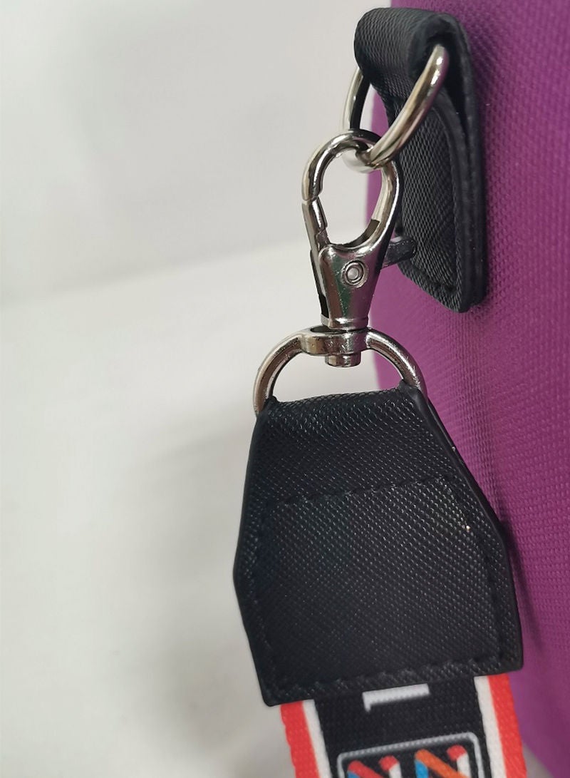 CANDY ROYAL Unisex Travel Duffel Bag Large Capacity Lightweight Wear-resistant Multipurpose Luggage Handbag for Fitness Sports Training Trip Purple - Image 5