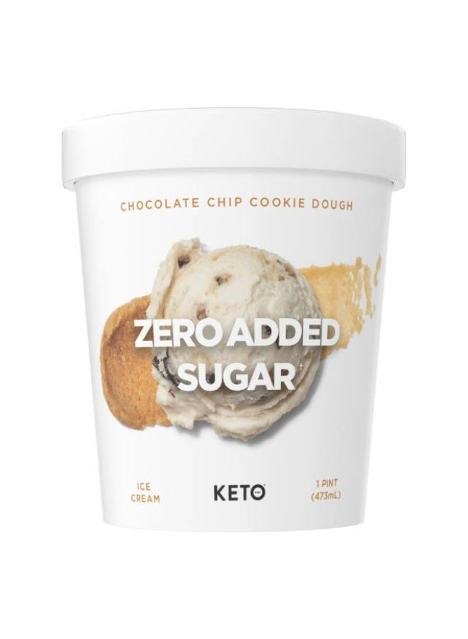 Ice Cream, Choco Chip Cookie Dough - 473ml, United States