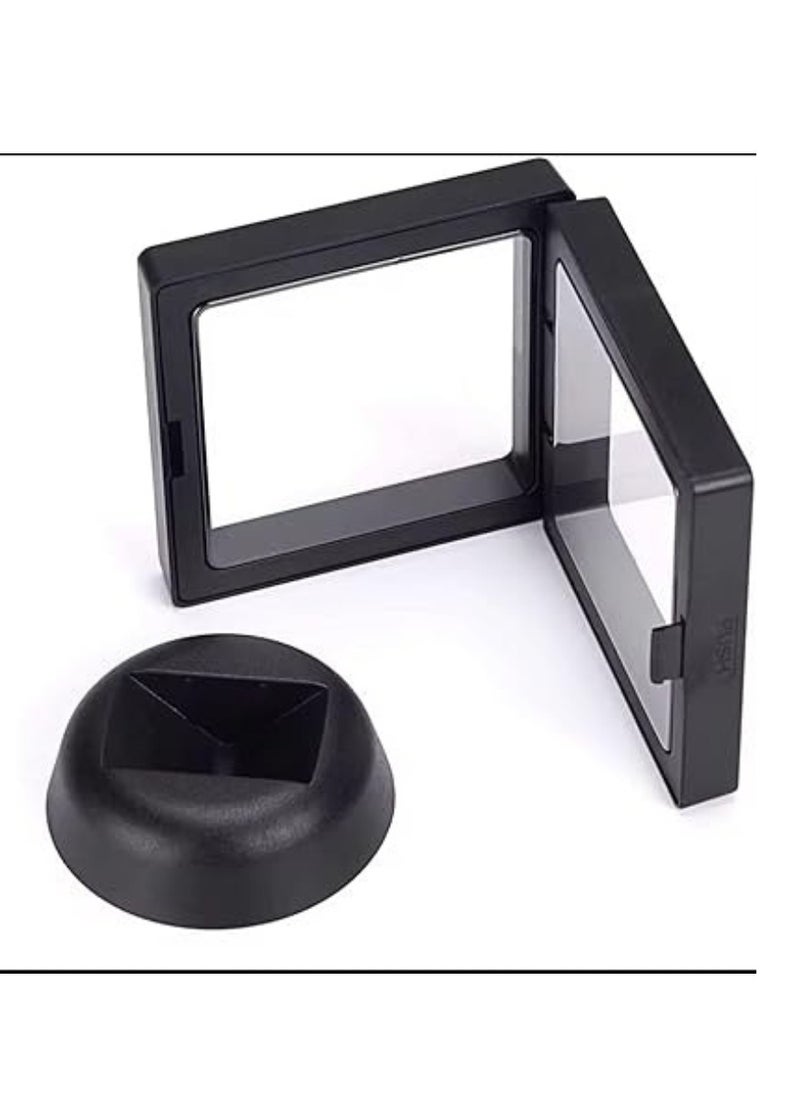 Generic Floating Film Jewelry Storage Box Ring Necklace Bracelet Earrings Holder 1pc  - Image 2