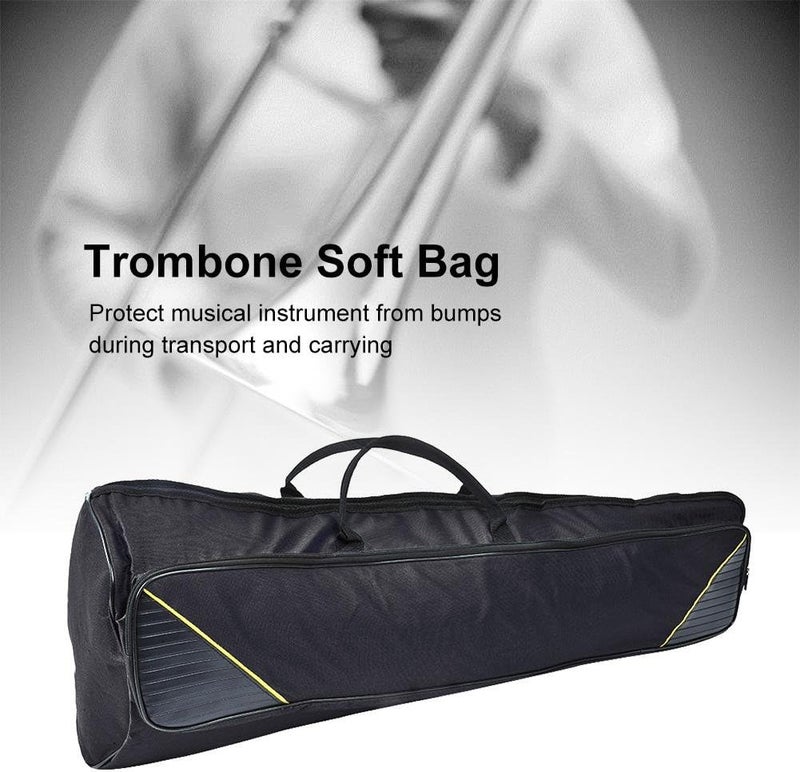 Zetiling Trombone Case, 33.9 * 13.0 * 4.3 in Trombone Bag, Oxford Cloth Protect Musical Instrument from Bumps During Transport and Carrying for Alto/Tenor Players (Black) - Image 5