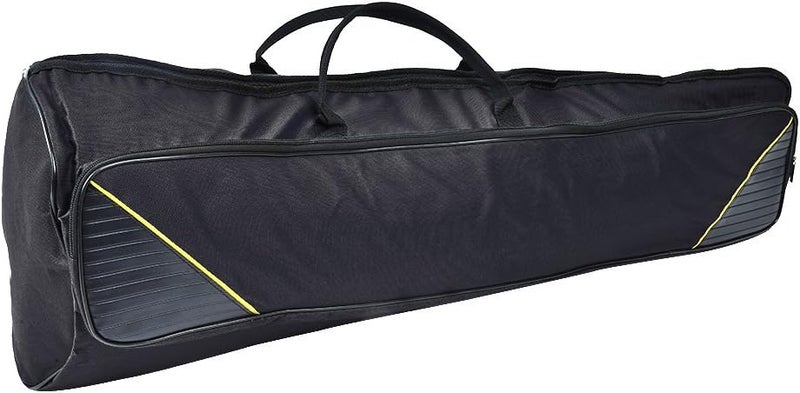 Zetiling Trombone Case, 33.9 * 13.0 * 4.3 in Trombone Bag, Oxford Cloth Protect Musical Instrument from Bumps During Transport and Carrying for Alto/Tenor Players (Black) - Image 1