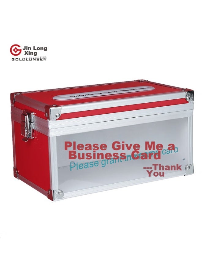 Jin Longxing Jinlongxing, Please Name Card Box/exhibition Supplies Name Card Storage Box/card Holder/ Multifunctional Desktop Card Holder, B088 - Image 2
