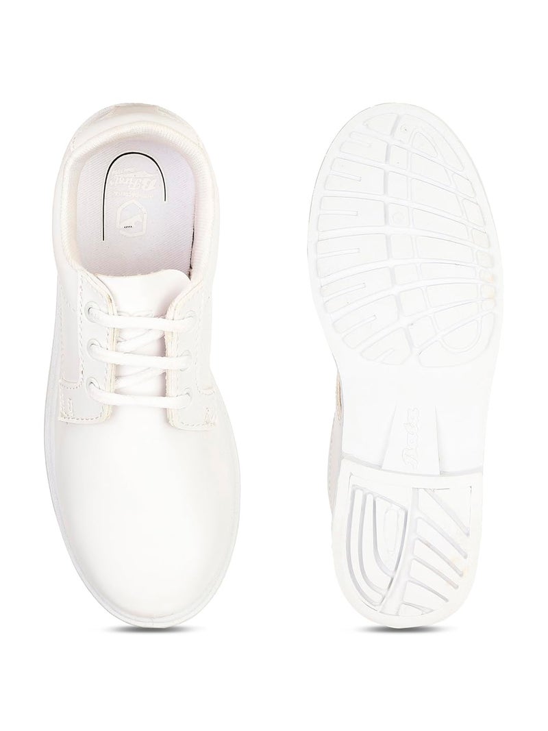 Bata Samuel E 24 Kids's White Casual Shoes - 13 UK (3211018) - Image 5