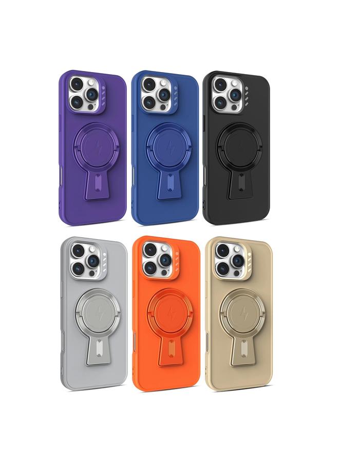 S-TOP Case For iPhone 16 Pro Max Y-shape Holder MagSafe Rugged Shockproof Phone Case - Image 2