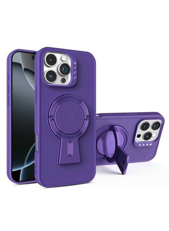 S-TOP Case For iPhone 16 Pro Max Y-shape Holder MagSafe Rugged Shockproof Phone Case - Image 1