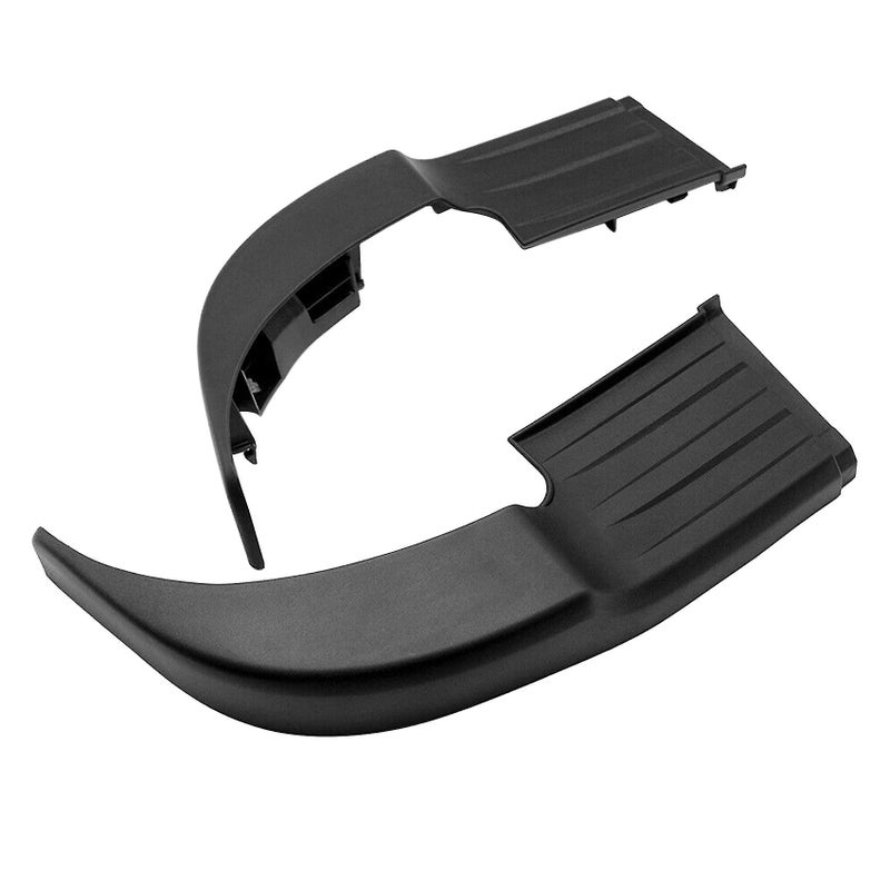 Rear Bumper Step Plate: 2 Pcs Black ABS - Interchange Part 52163 0K030 52164 0K030 Rear Bumper for Toyota Hilux Sr5 Revo Rocco 4x2 4x4 2015 to 2019 Left Right Placement - Image 1