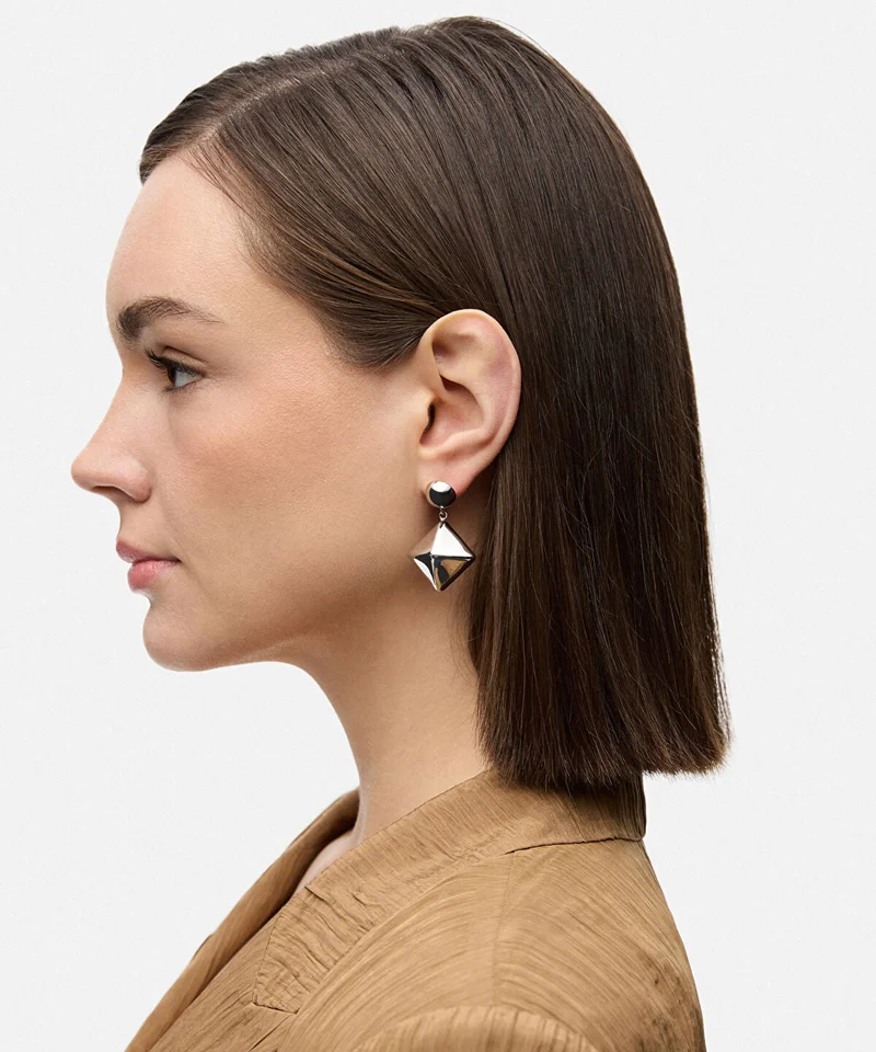 ابيكول Pack of Two Combined Earrings