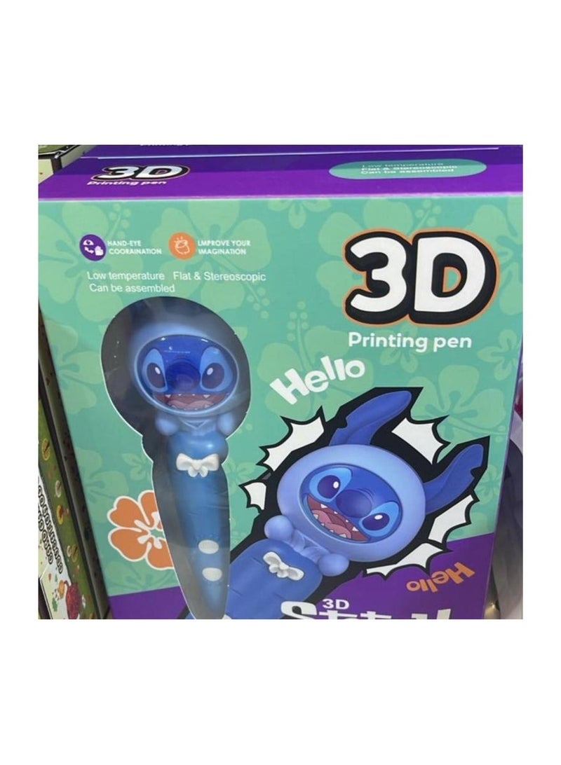 MAKS & CO. 3D Printing Pen Stitch Design 3D Print Pen For Kids - Image 1