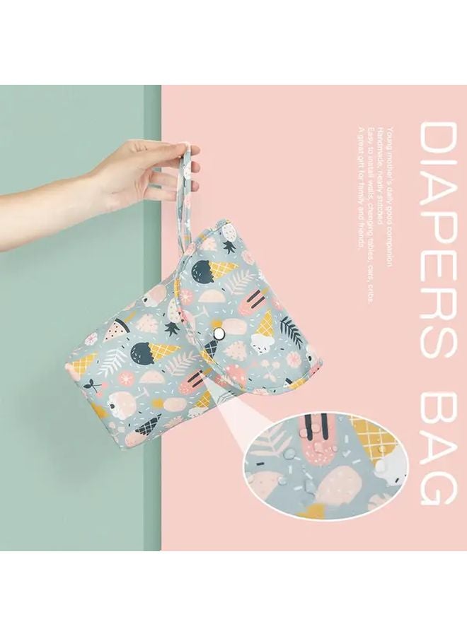 Kitten Style Portable Diaper Bag Leakproof Organizer Reinforced Stitching Lightweight Pouch - Image 4