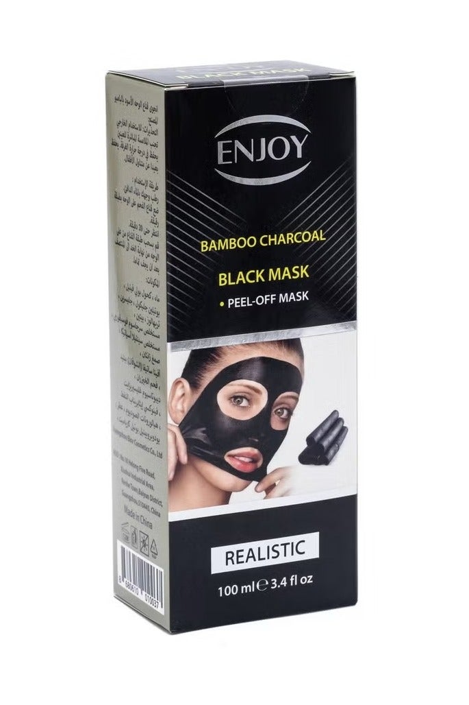 EN Joy Enjoy Charcoal Face Mask – Deep Cleansing & Acne Control – 100ml  - Image 2