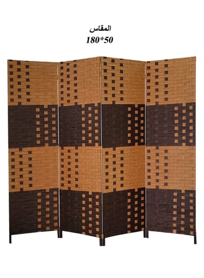 Living Room Divider 4 Panel Room Partition Foldable 50*180 CM - Image 1