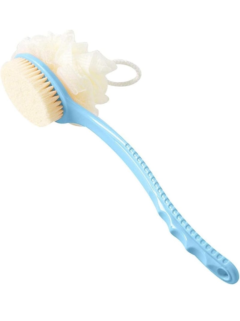إسكدنيا Body Brush Dry Brushing Shower Bath Brush Long Handle Gentle Back Skin Scrubber Exfoliate Massage Improve Blood Circulation Cellulite Treatment - Image 1